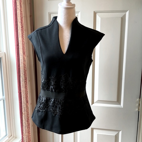 7th Avenue Design Studio Tops - 7th Avenue Design Studio Sleeveless Black Top